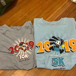 Walt Disney world 2019 marathon weekend 5K and 10k shirts